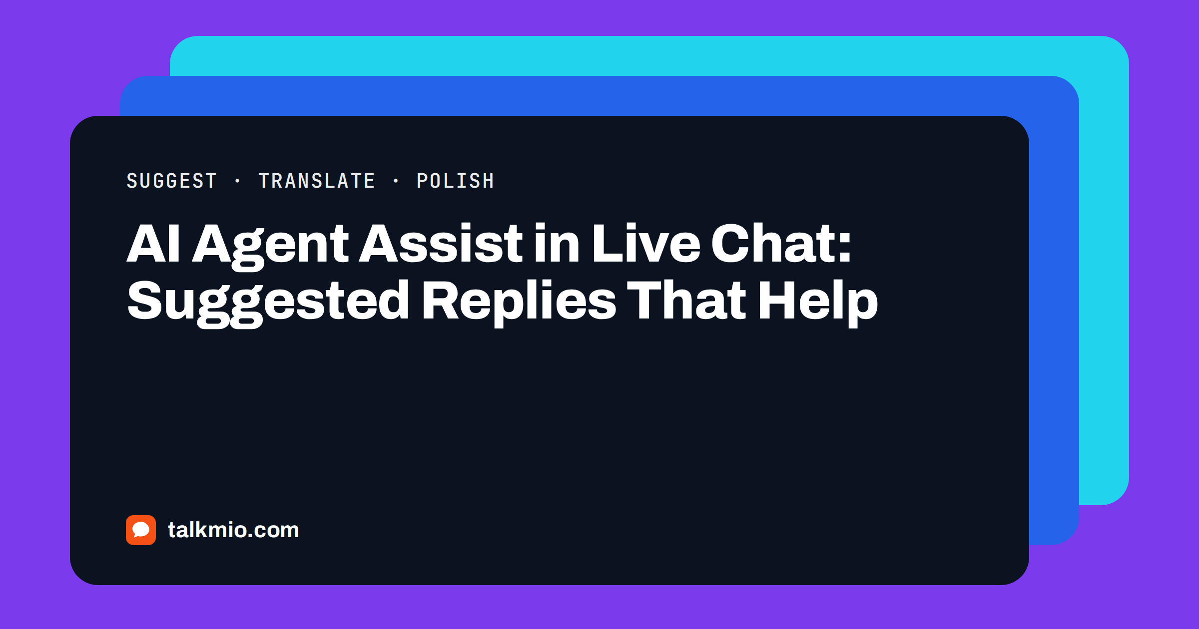 AI agent assist in a live chat reply box suggesting a draft answer