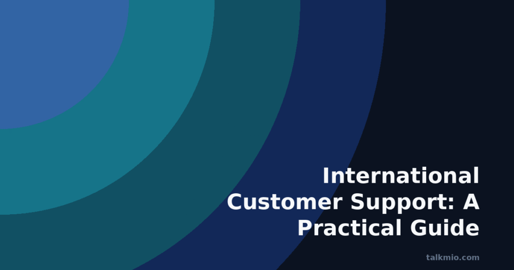 International customer support practical guide