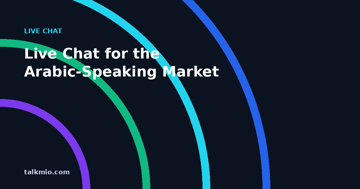 Live chat for the Arabic-speaking market