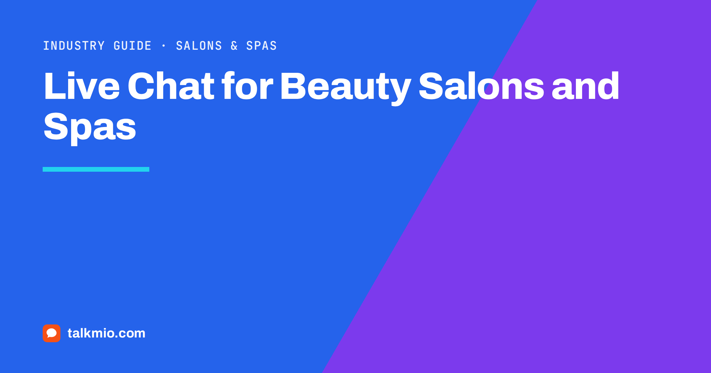 Live chat for beauty salons and spas answering price and booking questions
