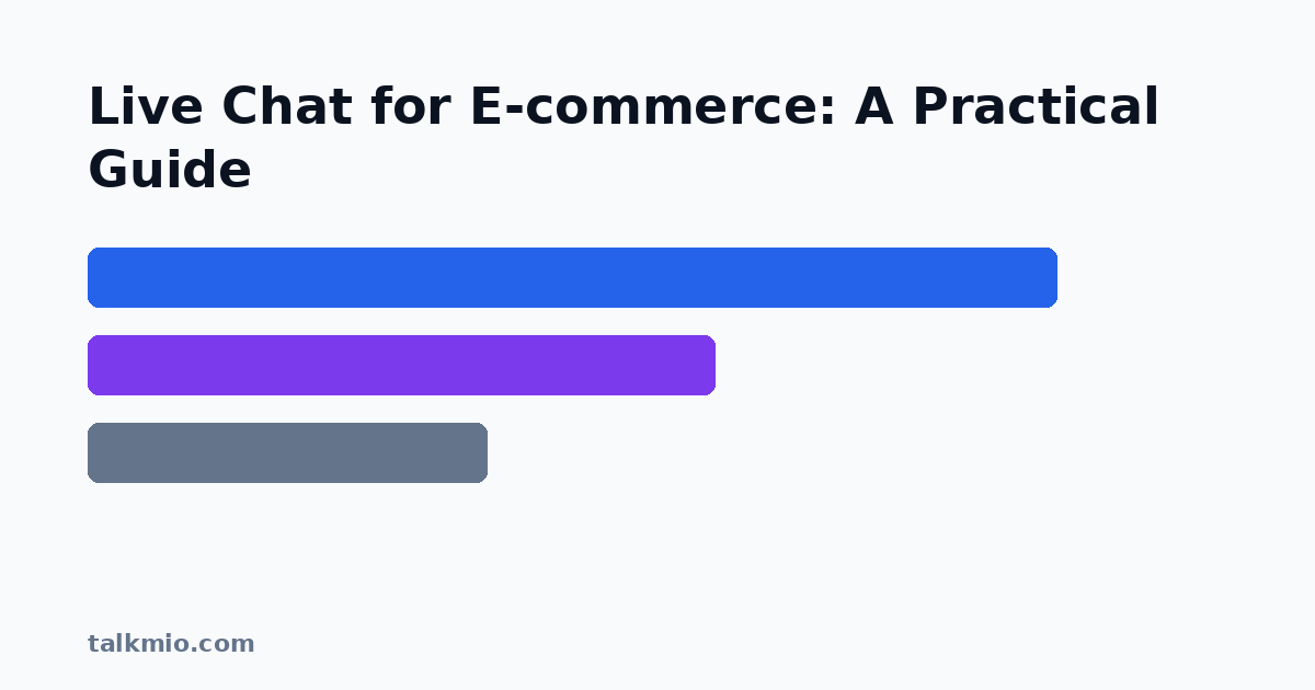 Live chat for ecommerce stores answering shipping and sizing questions