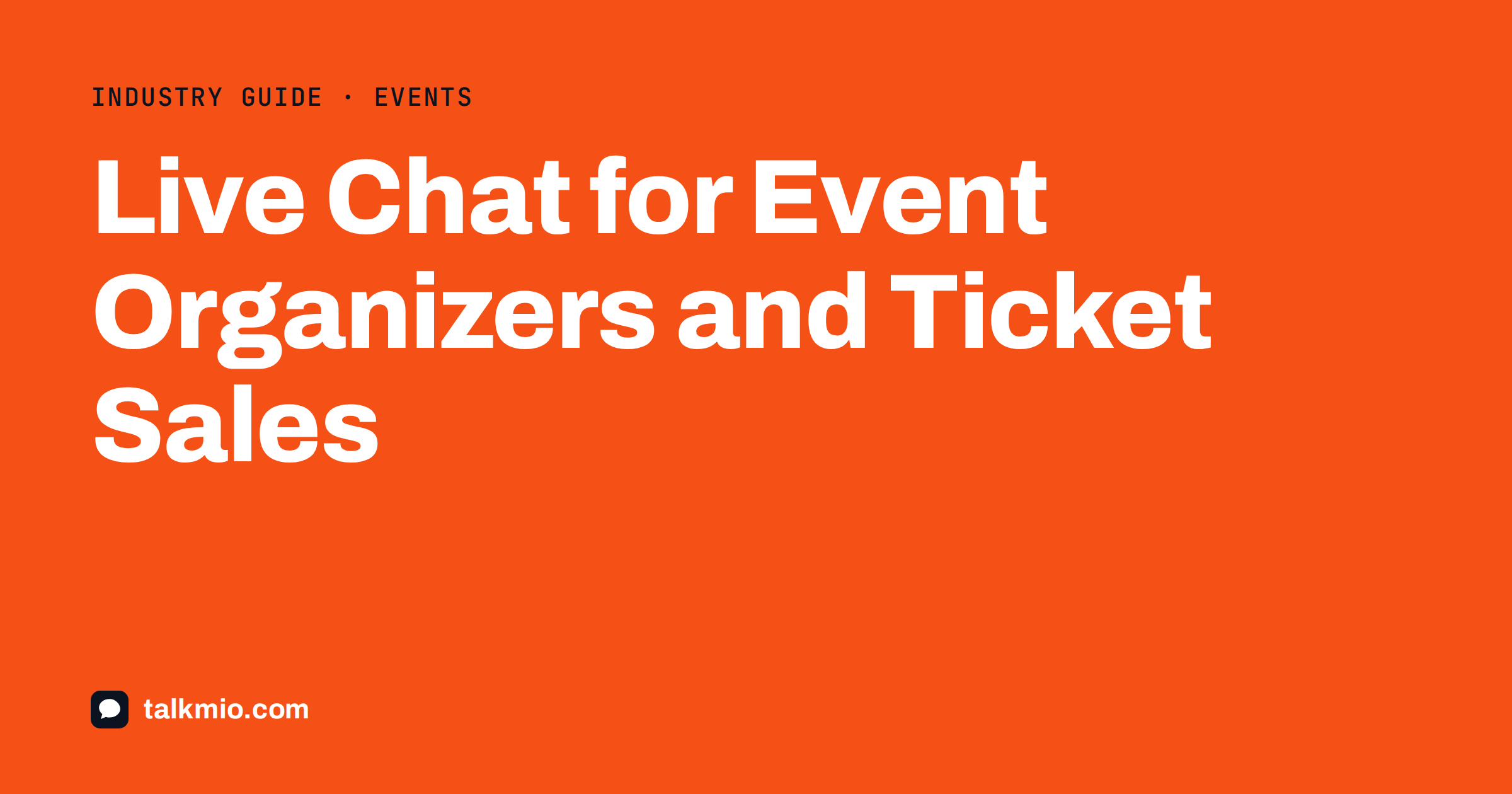 Live chat for event organizers answering attendee questions about tickets