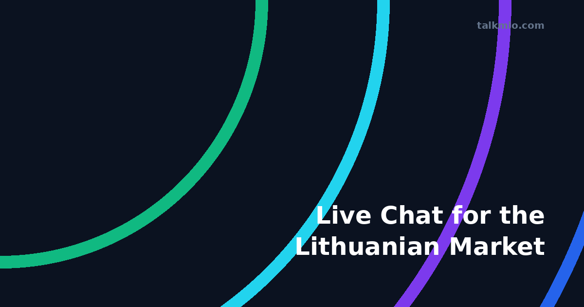 Live chat for the Lithuanian market AI support