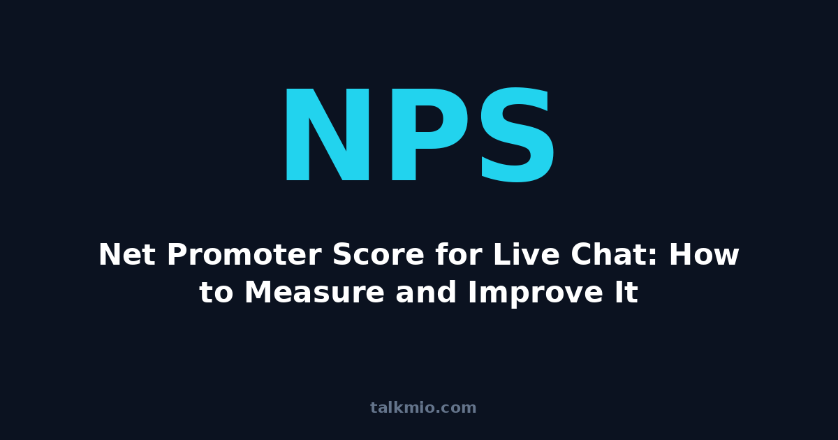 Net promoter score for live chat measurement dashboard concept