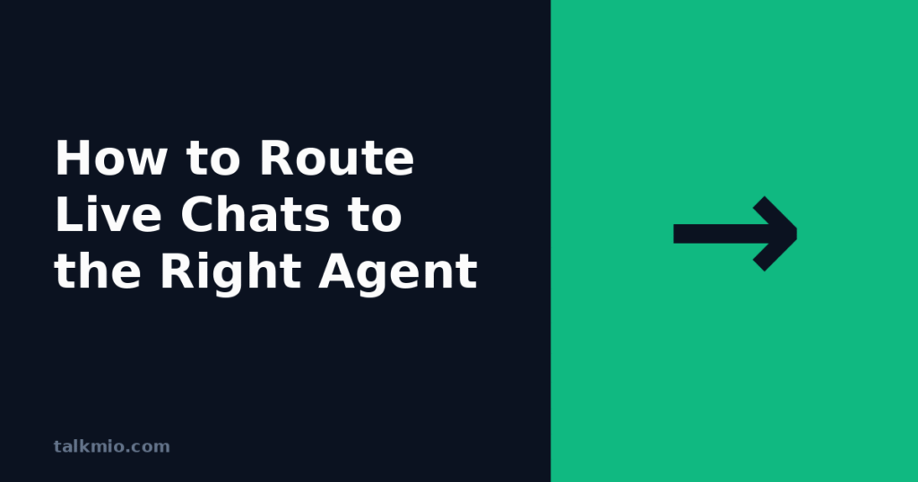How to route live chats to the right agent featured image