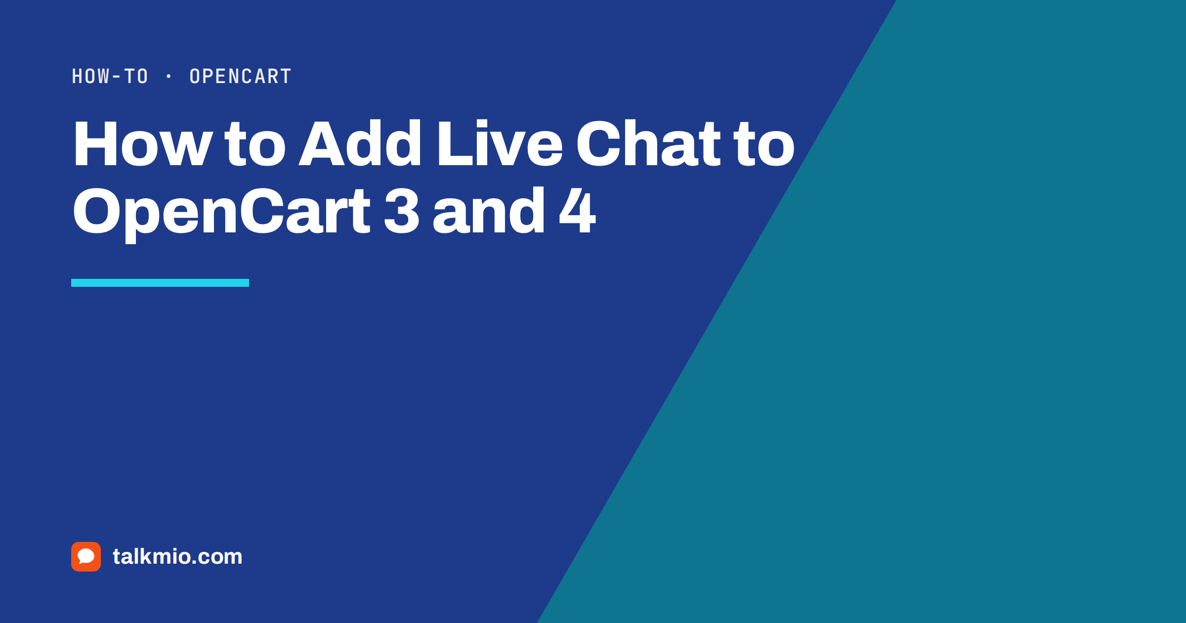 Add live chat to OpenCart with the module settings page and site key field