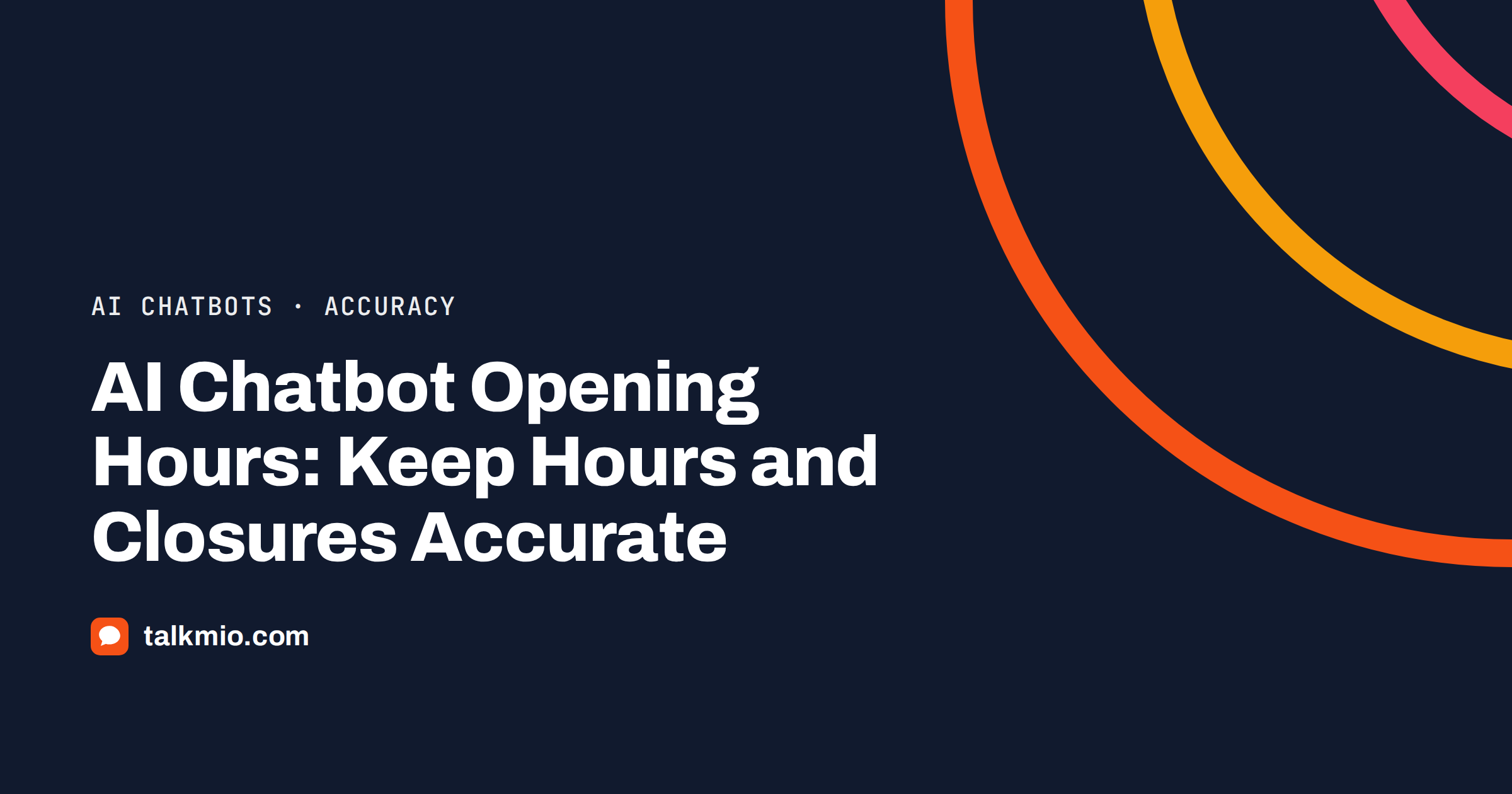 AI chatbot opening hours: a chat answering a question about holiday closing times from a published hours table