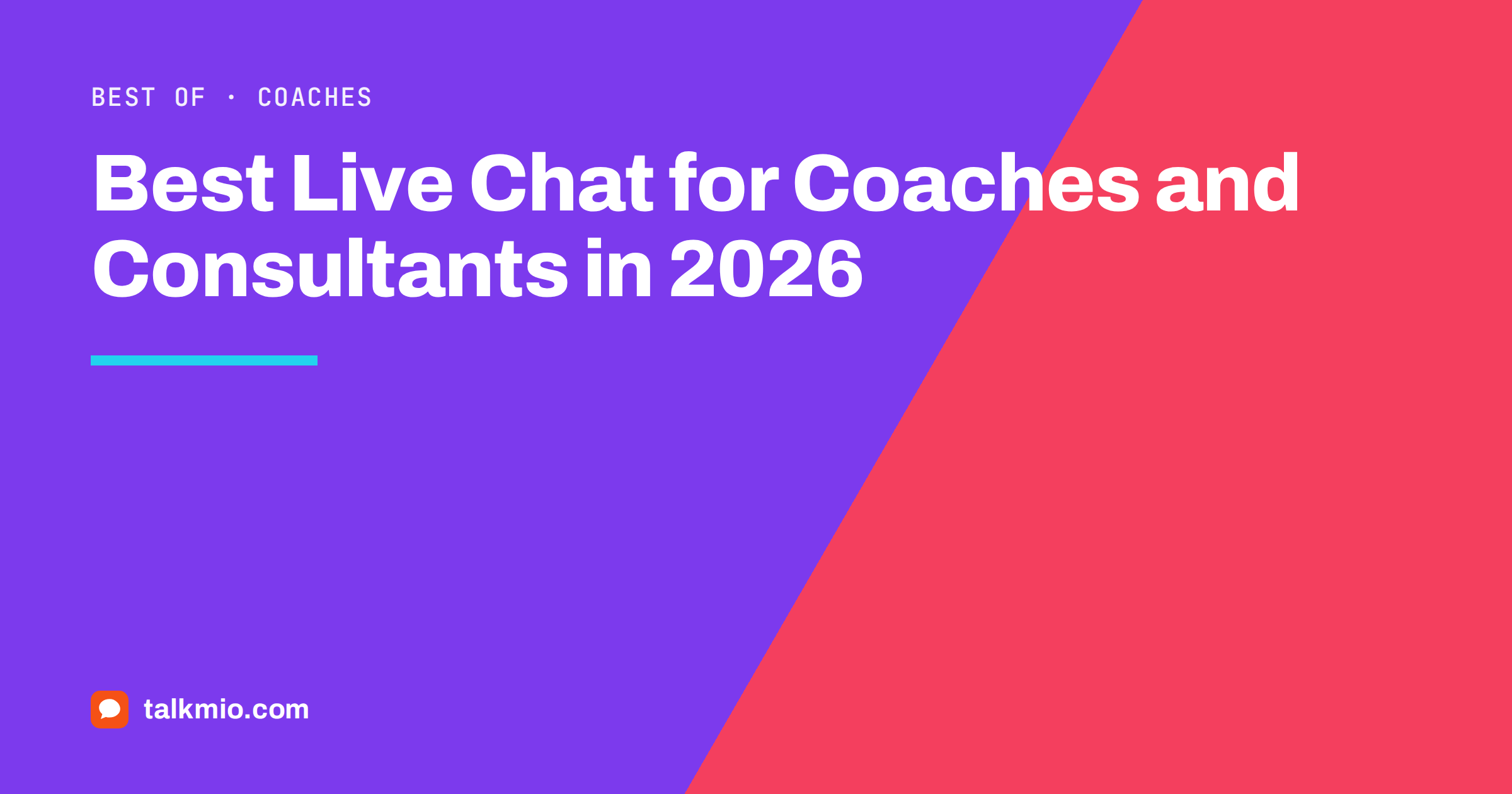 Best live chat for coaches: chat widget on a coaching website answering questions about packages and discovery calls