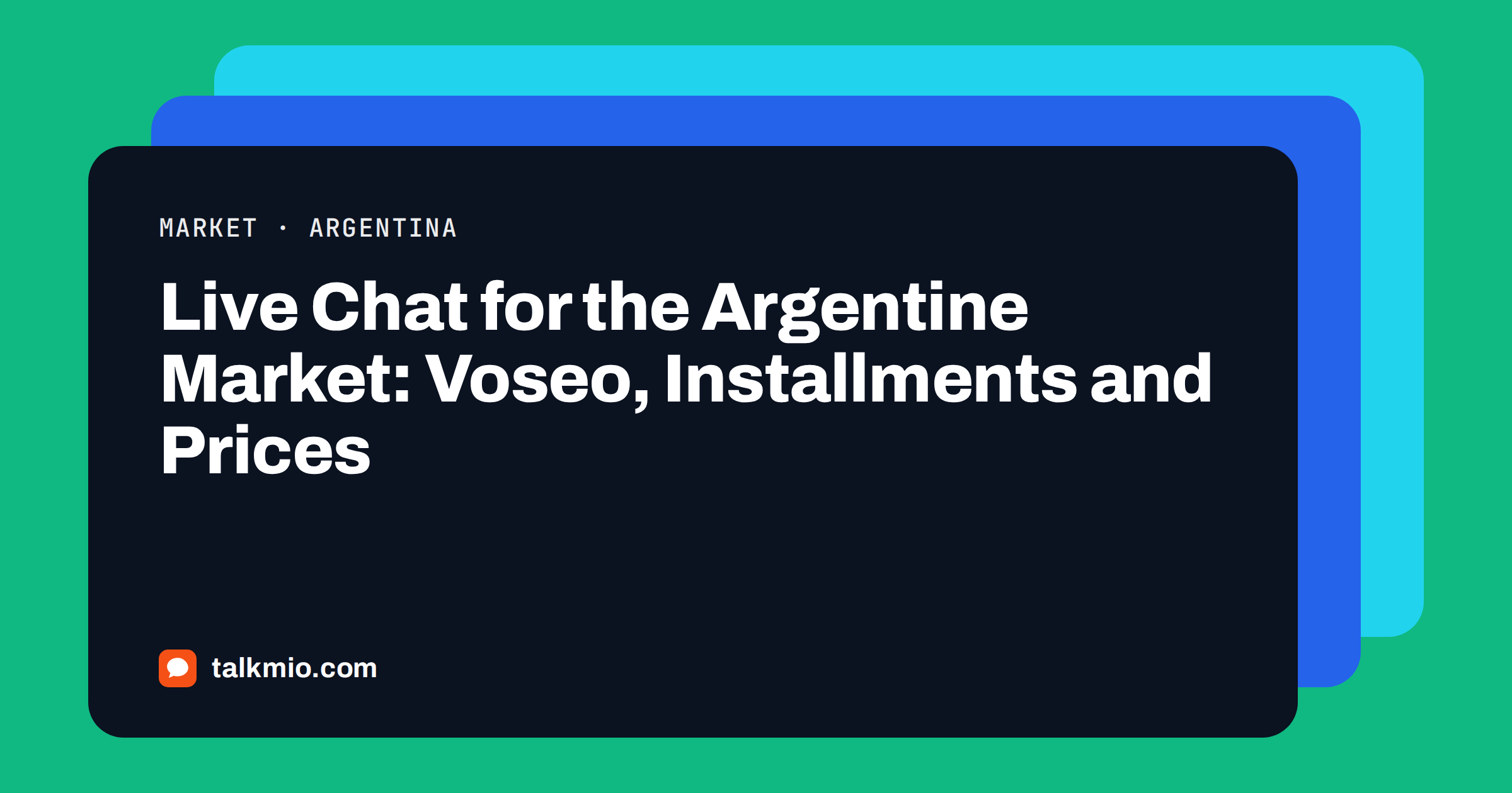 Live chat Argentine market: a chat window in Argentine Spanish about installments and delivery