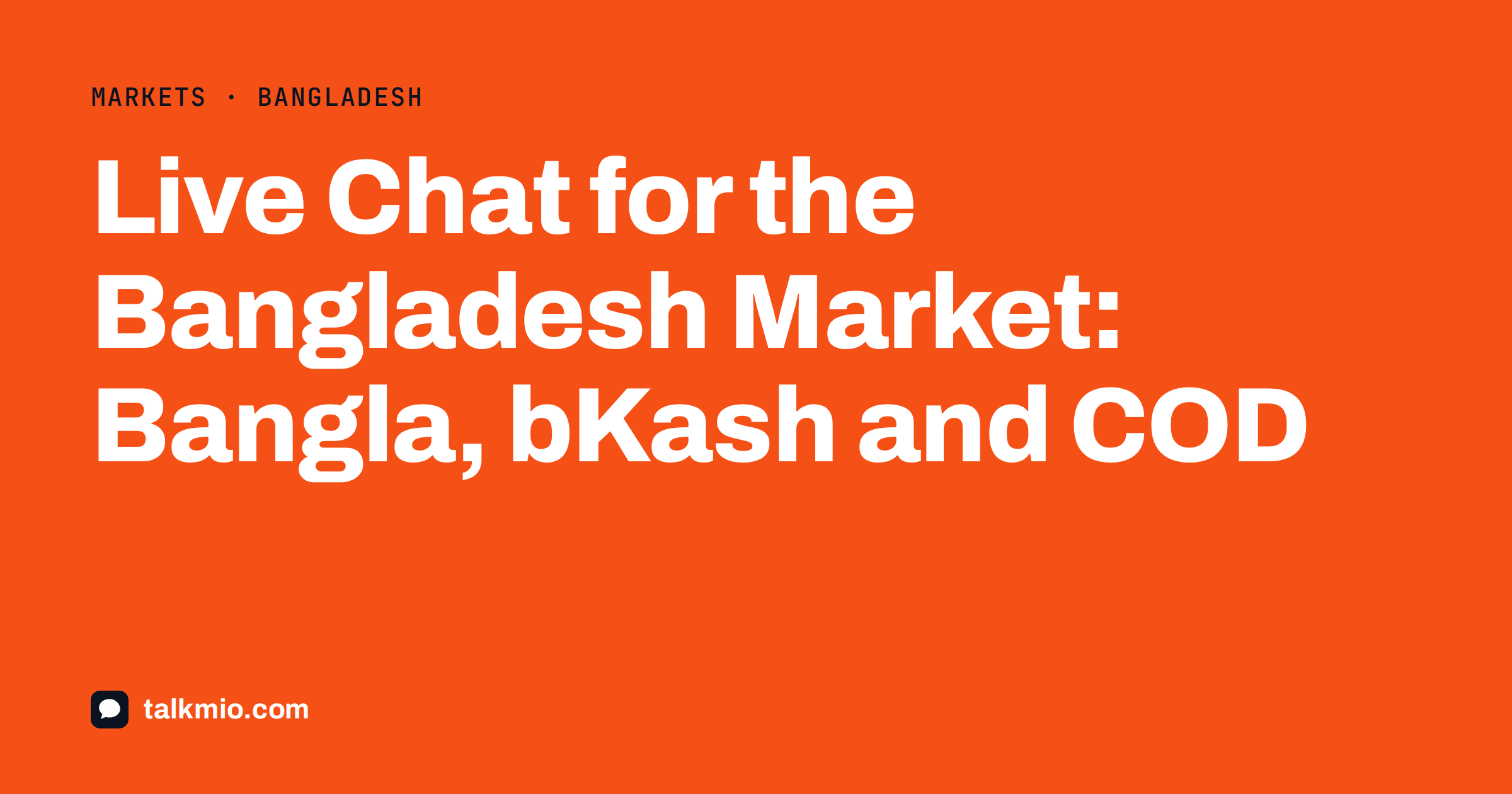 Live chat for the Bangladesh market showing a Bangla question about bKash payment and delivery