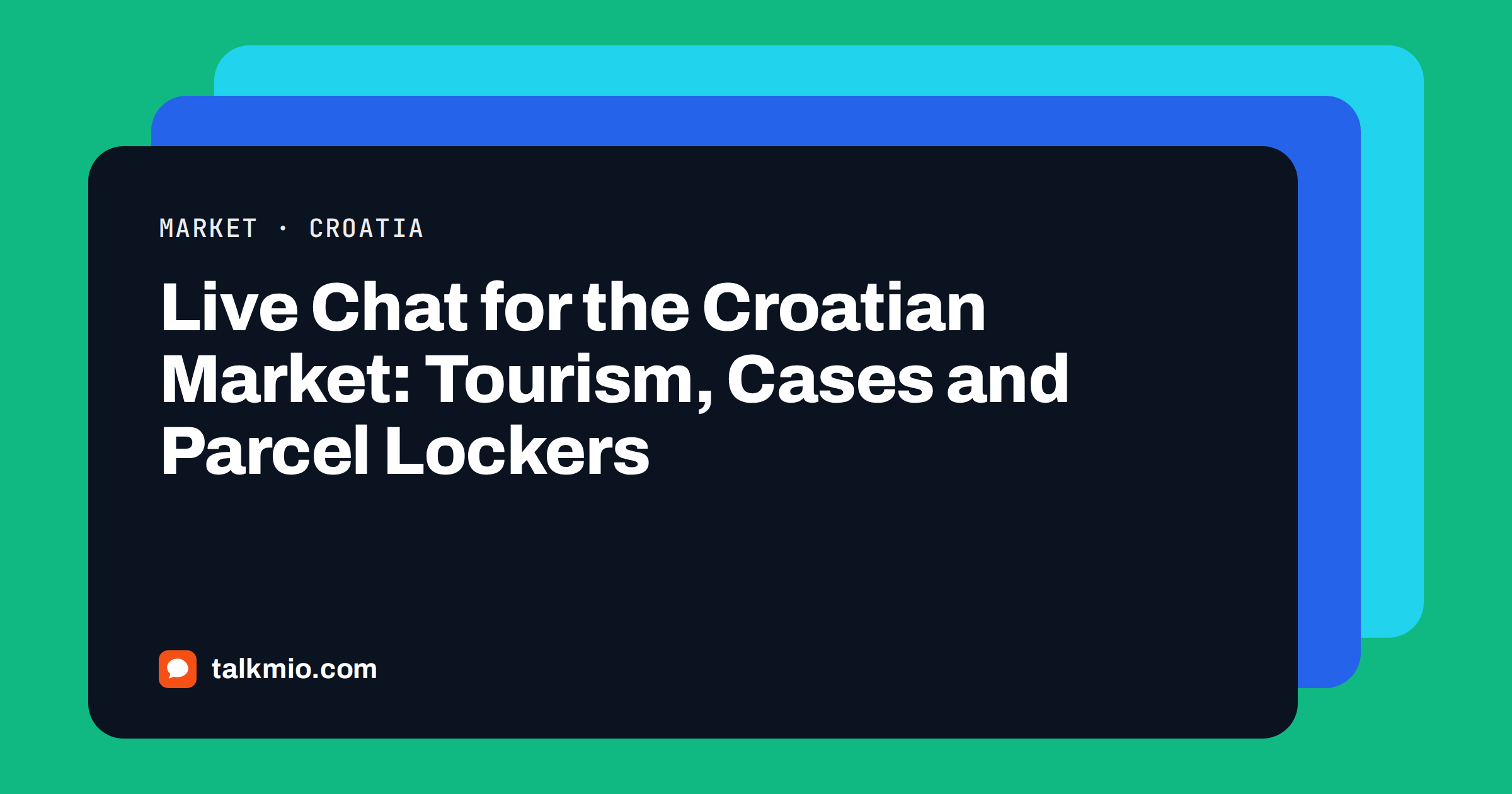Live chat for the Croatian market: a chat widget on a Croatian website answering a question in Croatian