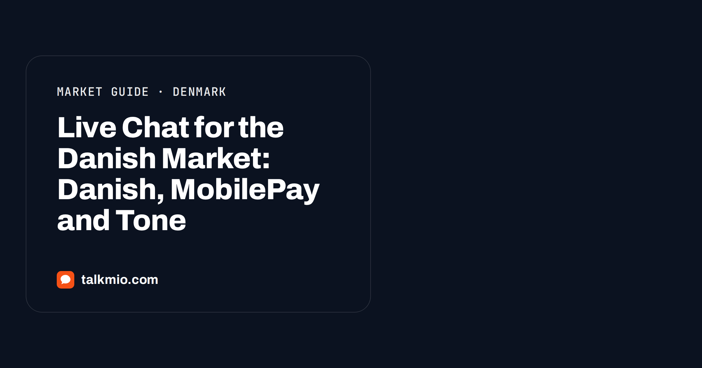 Live chat for the Danish market: a chat window answering in Danish about MobilePay and parcel shops
