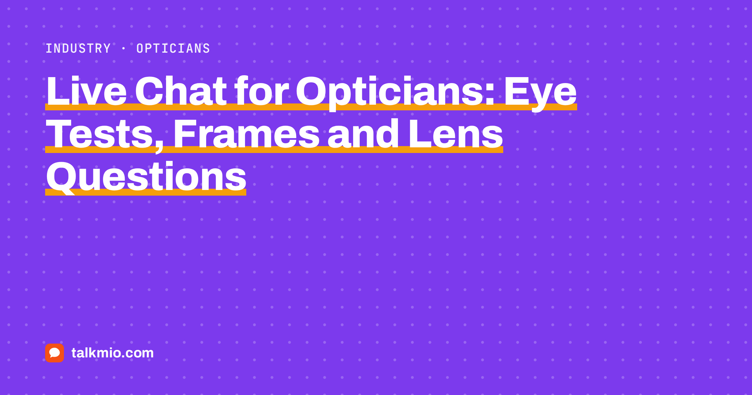 Live chat for opticians: a chat widget answering an eye test and frames question on an optical practice website