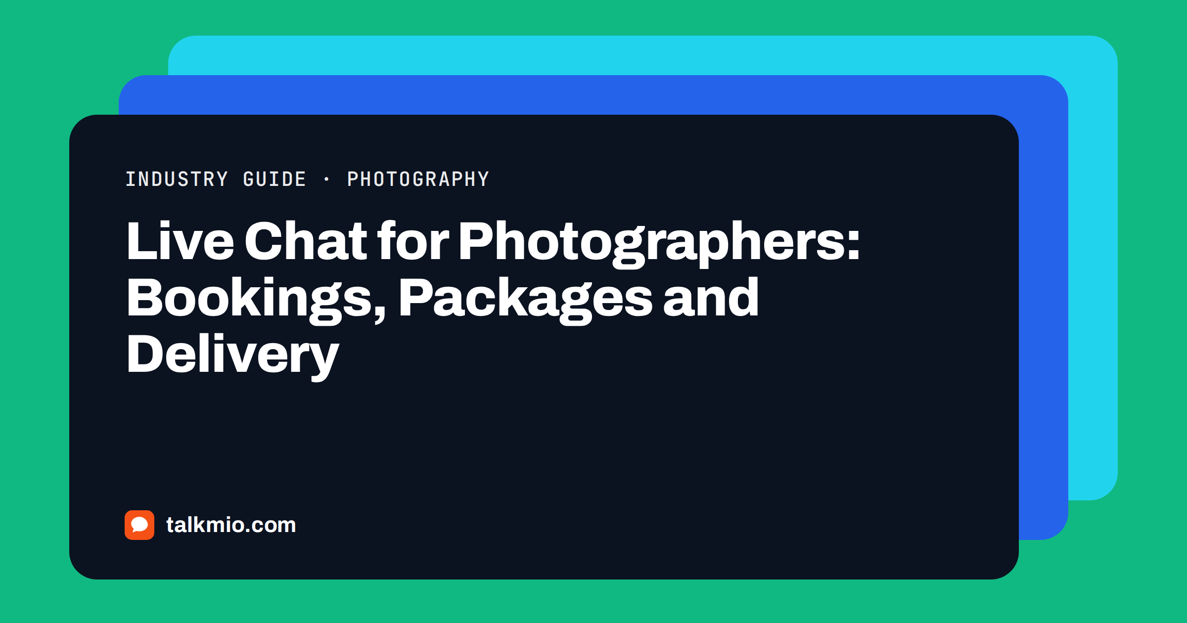 Live chat for photographers: a booking enquiry answered in a website chat window