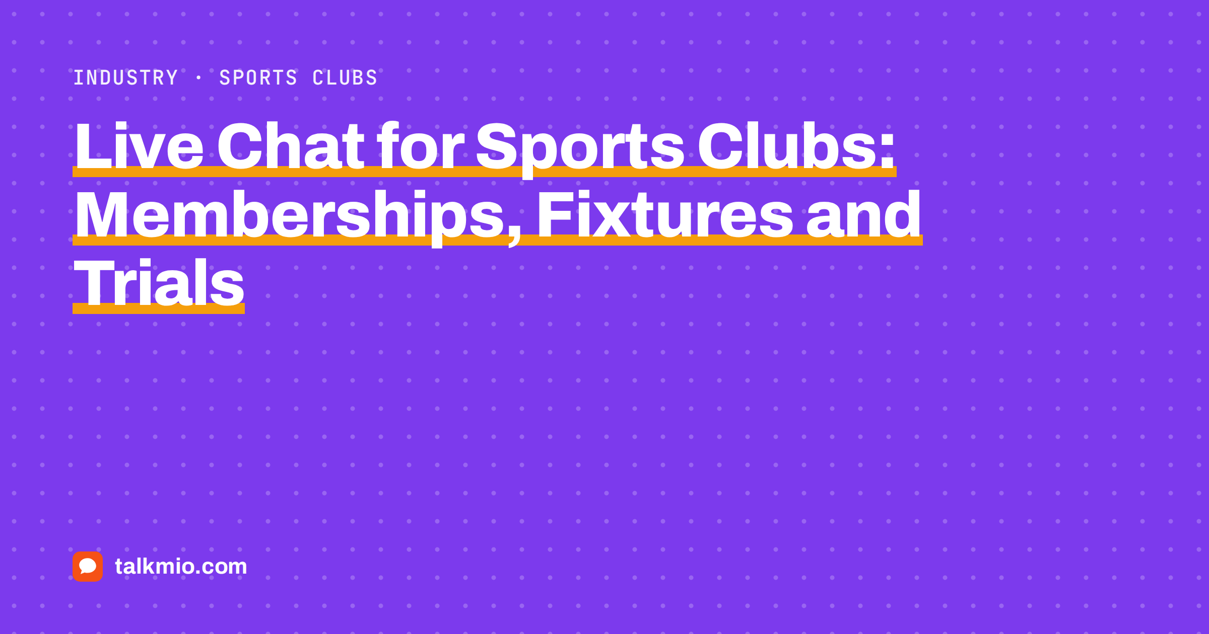 Live chat for sports clubs: a chat widget answering a question about training times and trial sessions