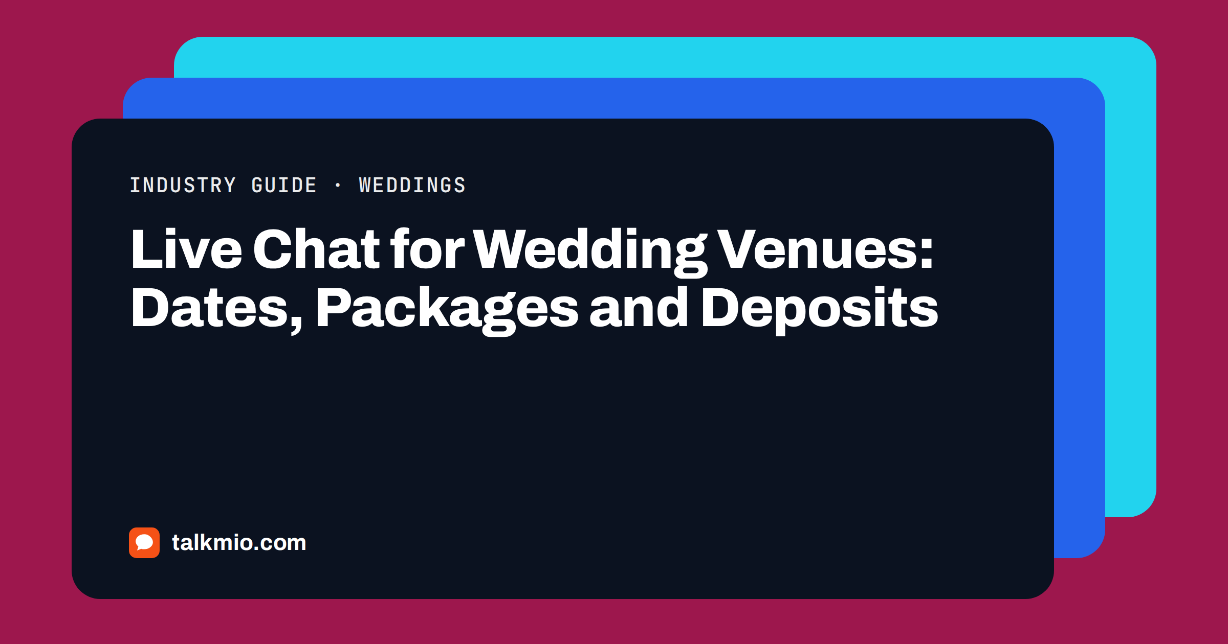 Live chat for wedding venues guide covering dates, packages, deposits and viewing requests