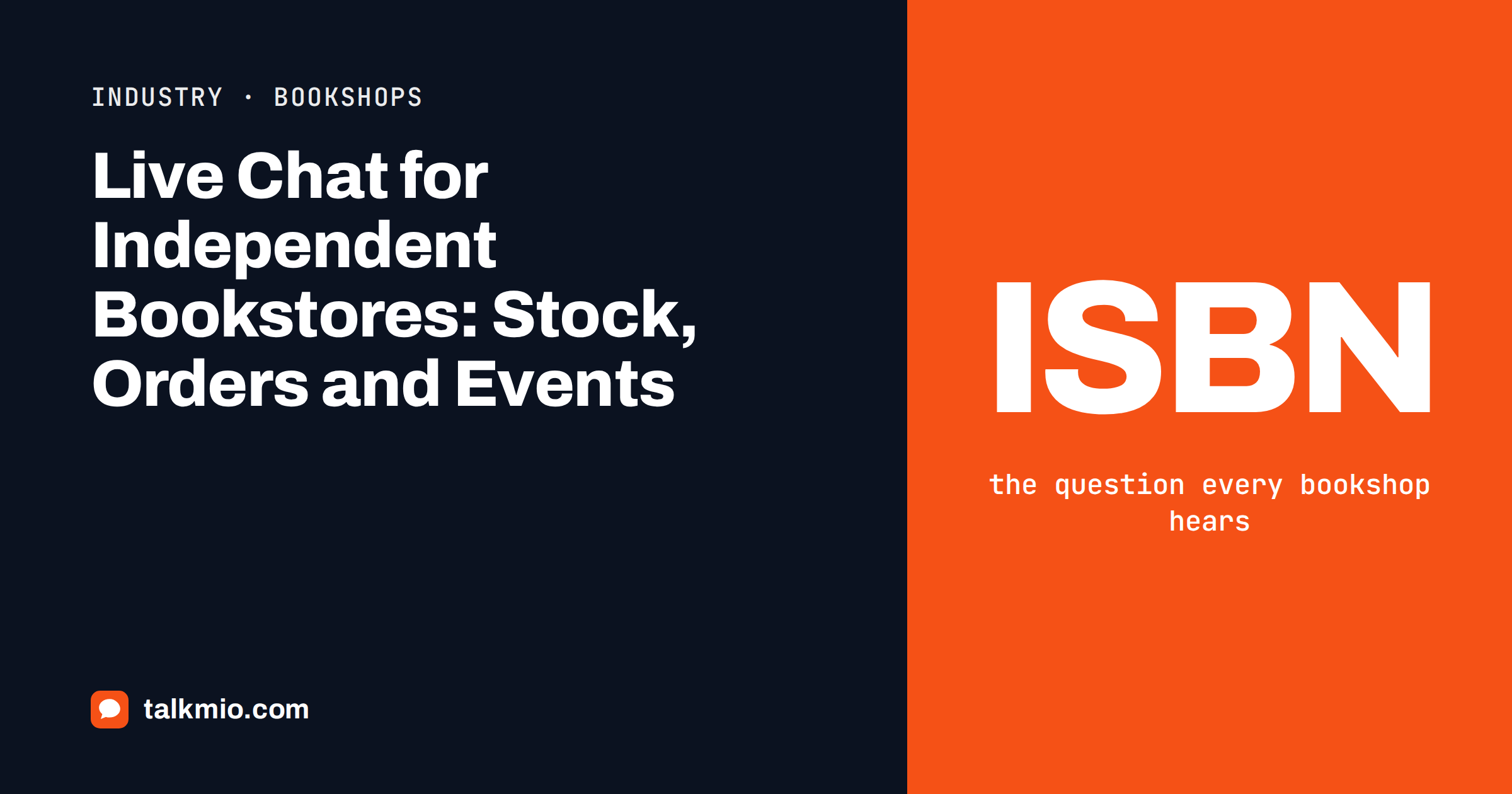 Live chat for independent bookstores: a chat about a special order beside a shelf of staff picks