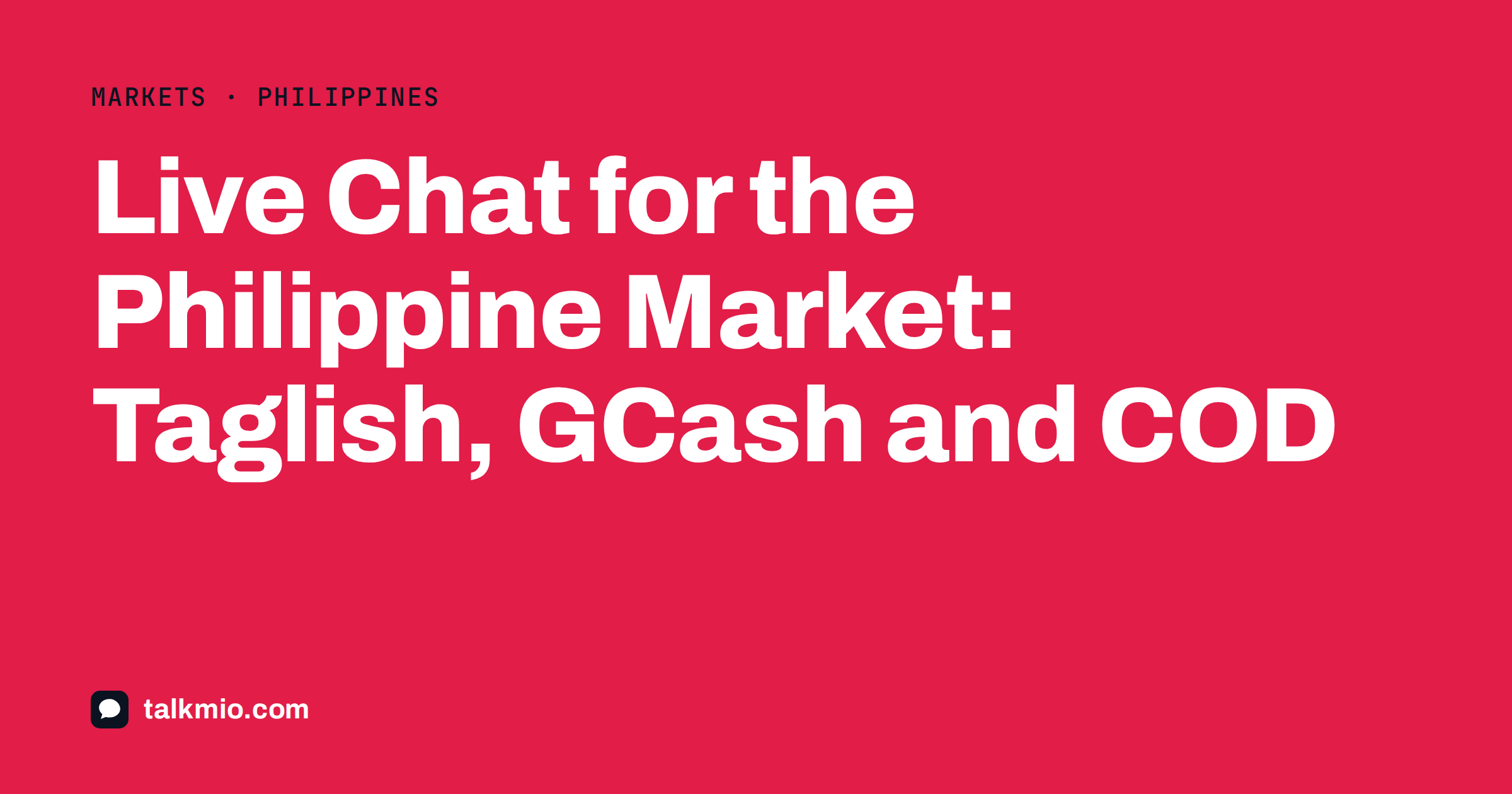 Live chat for the Philippine market: bilingual Taglish chat about GCash payment and delivery to Cebu