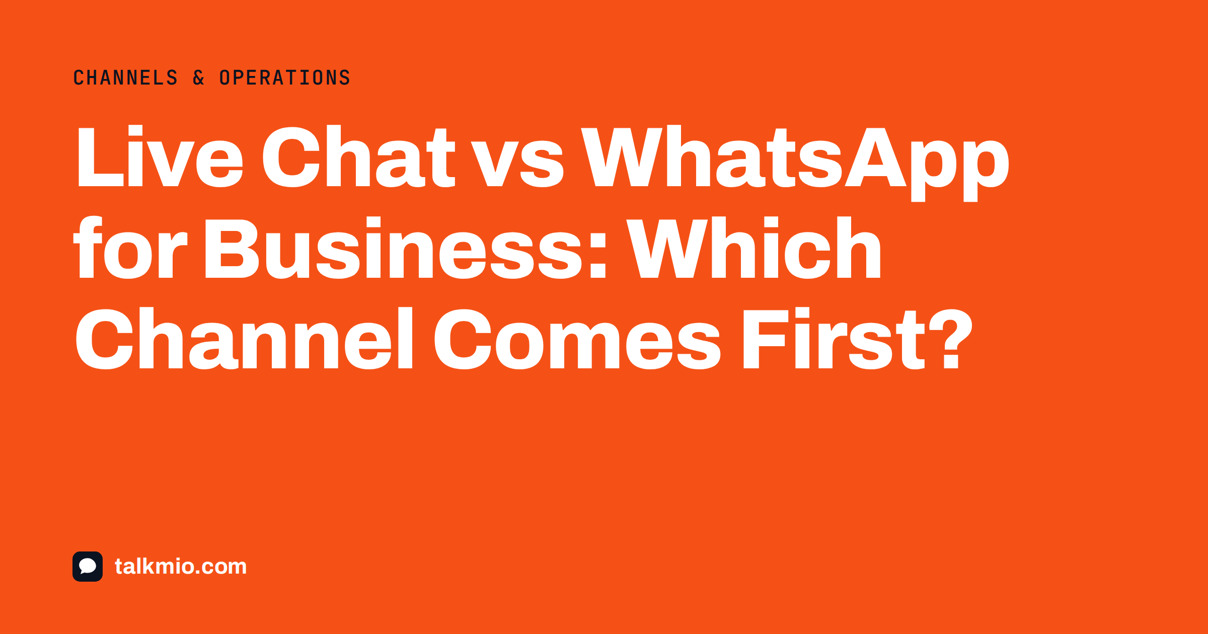 Live chat vs WhatsApp: a website chat bubble beside a WhatsApp conversation thread