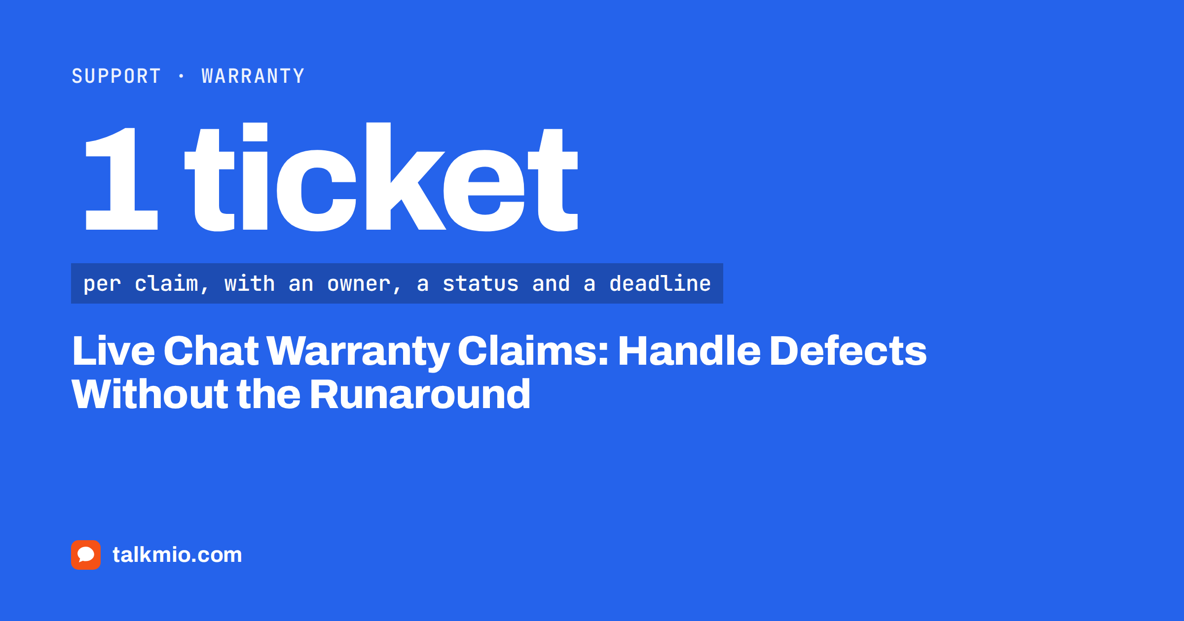 Live chat warranty claims: a chat widget collecting an order number and photo for a product defect claim